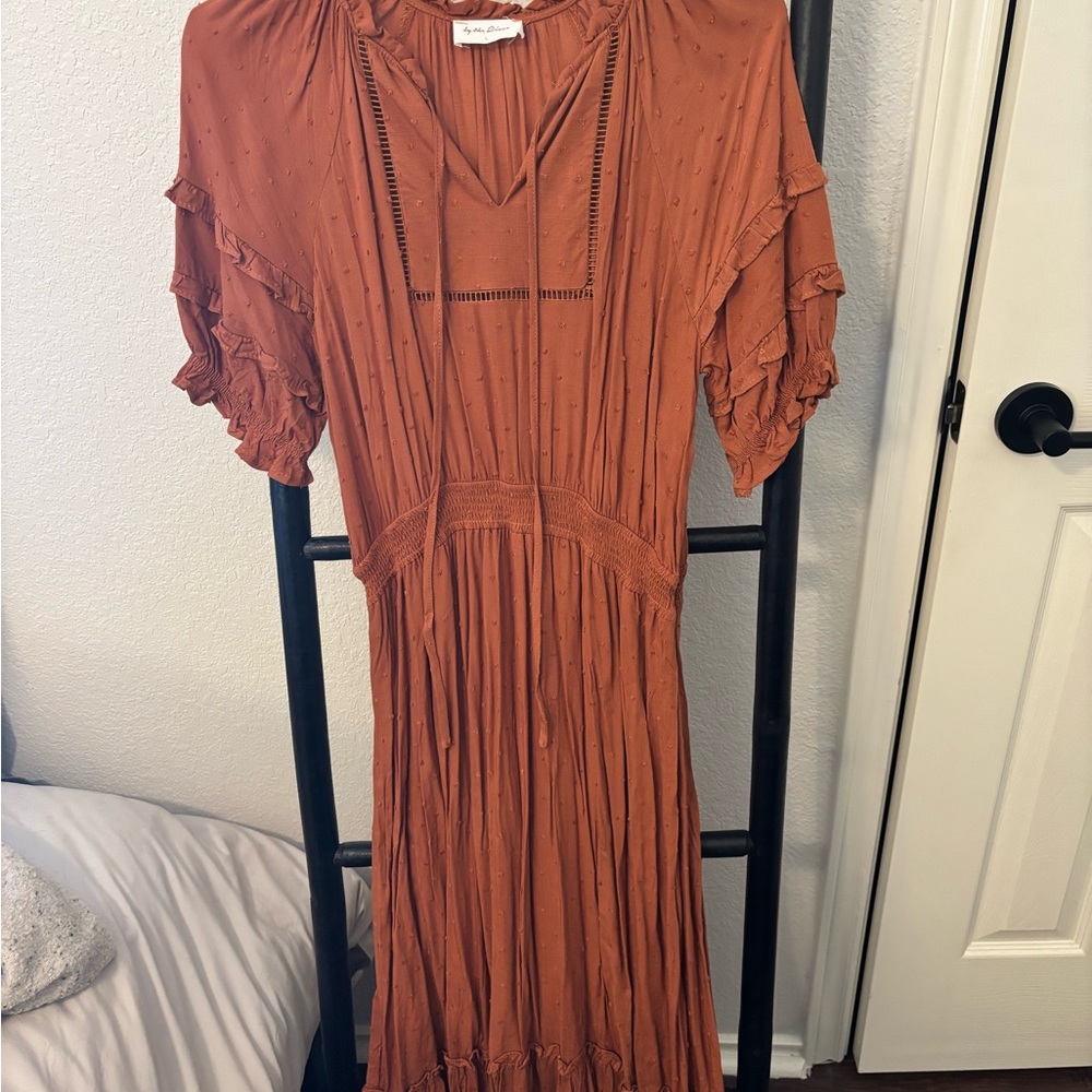 Elegant Rust Dress